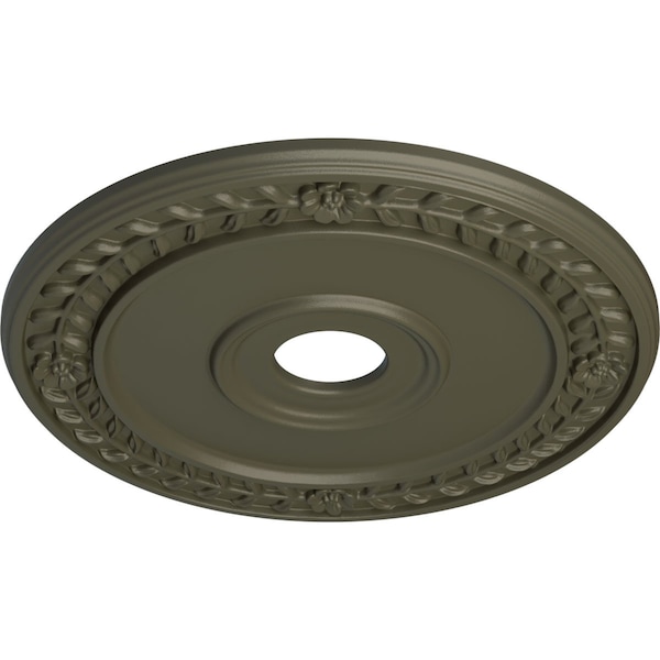 Wreath Ceiling Medallion (Fits Canopies Up To 6), 21 1/8OD X 3 5/8ID X 7/8P